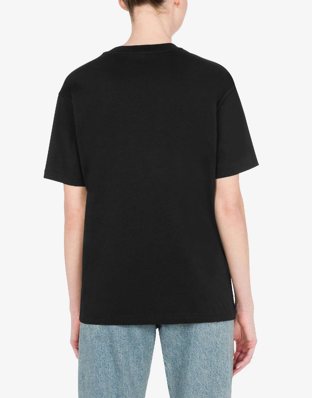 Love Moschino T-shirt in jersey organico Smiley® Saldi Di Fabbrica
