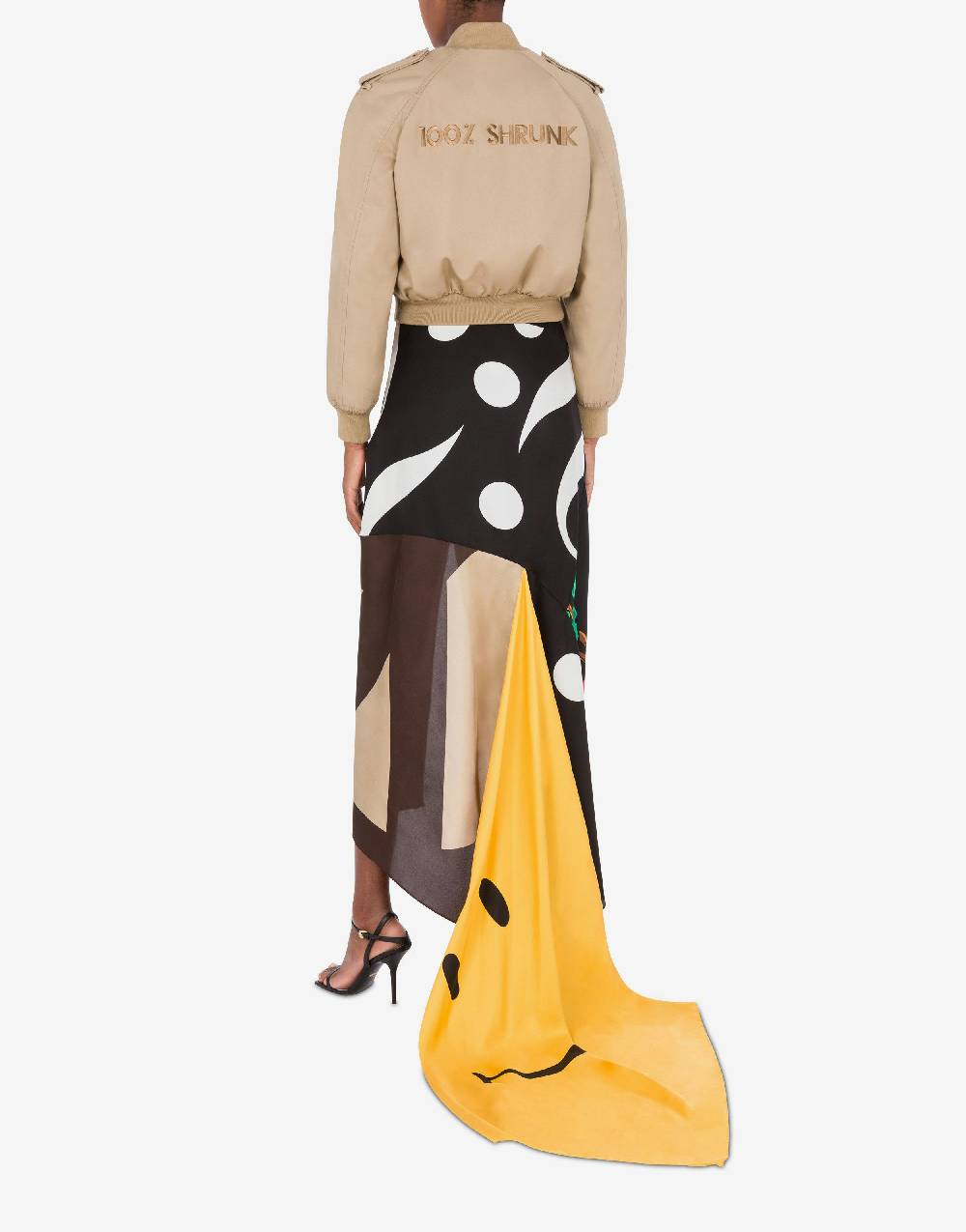 Love Moschino Bomber in gabardina 100% Shrunk Negozio