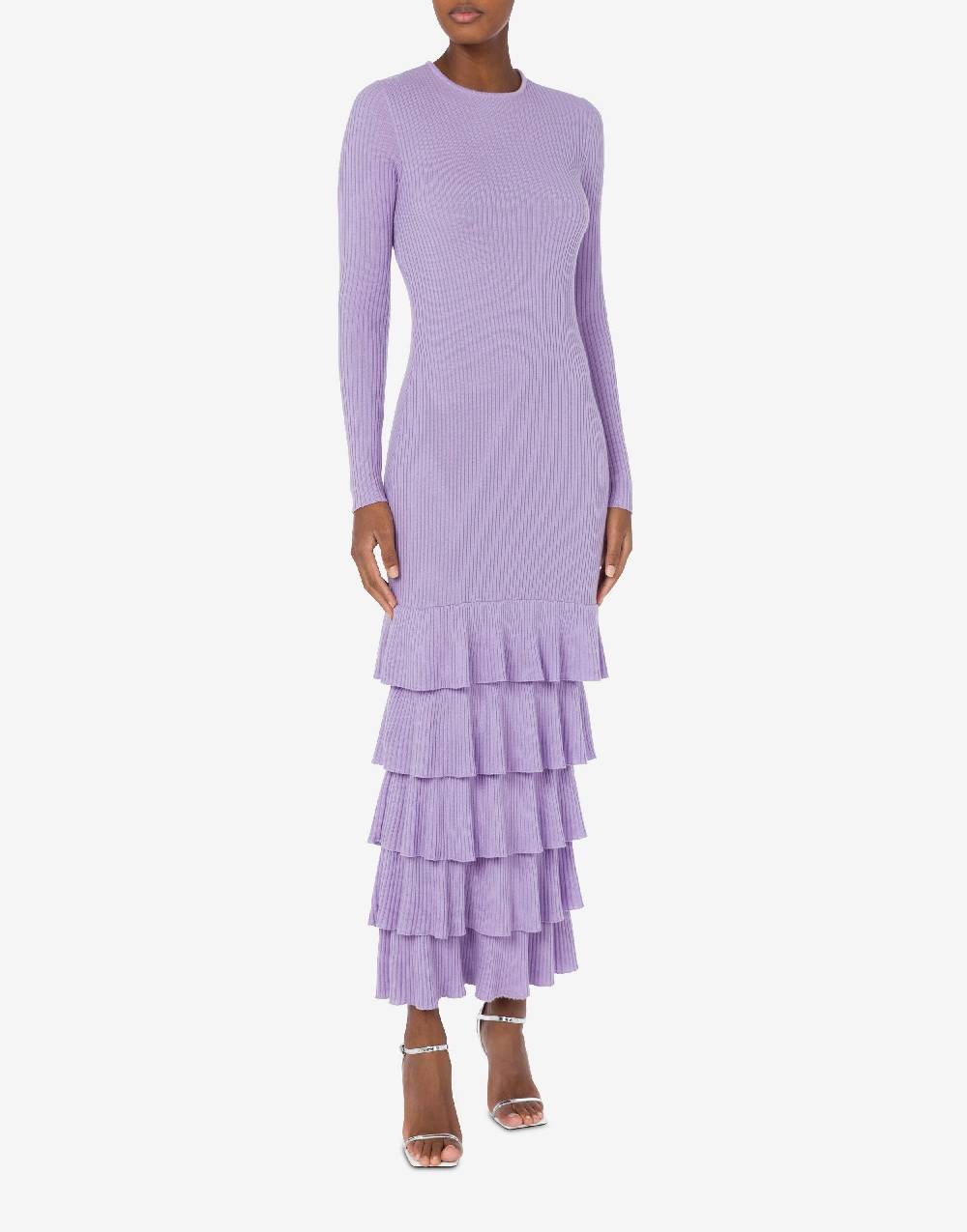 Love Moschino Abito in lana con ruches Moda