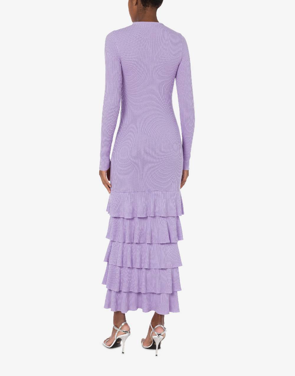 Love Moschino Abito in lana con ruches Moda