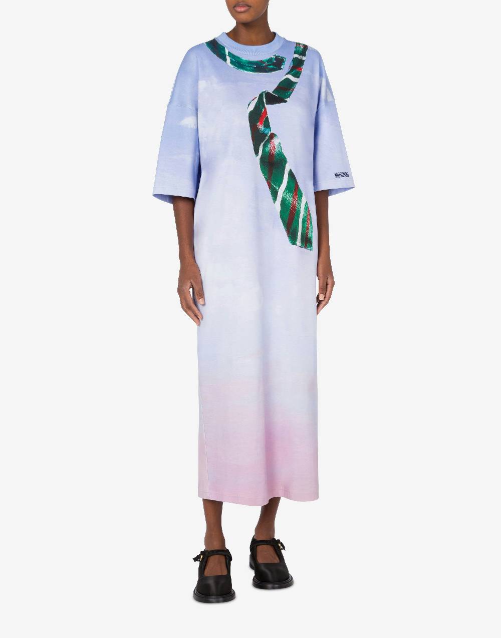 Love Moschino Abito in interlock di cotone In The Cloud Italia