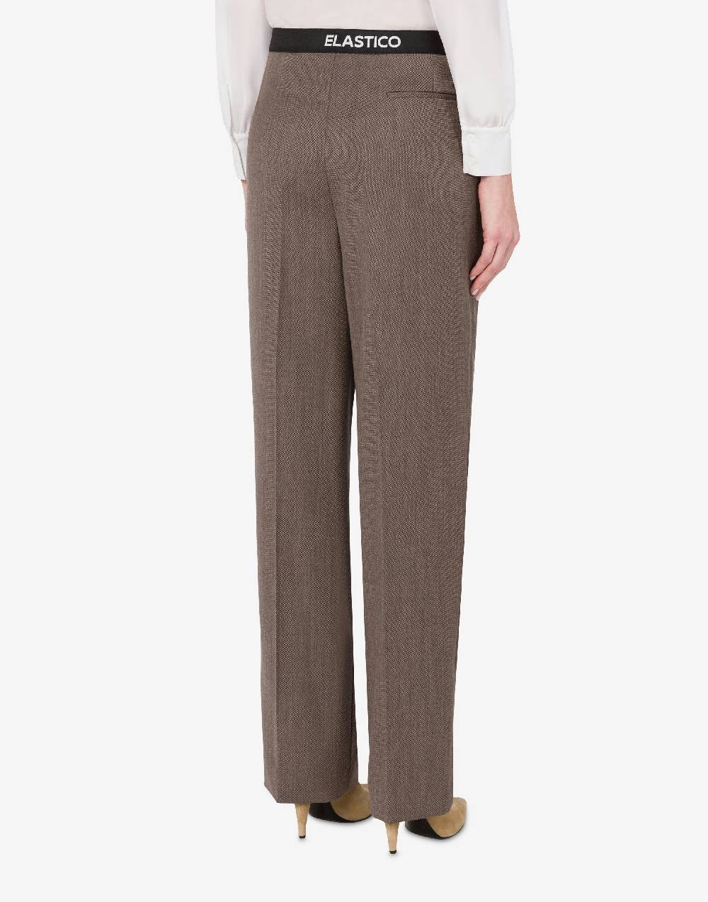 Love Moschino Pantalone in tela di lana Elastic Band Qualità