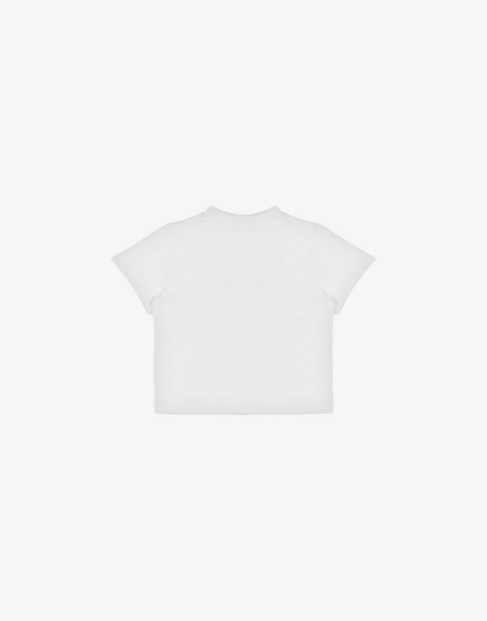 Love Moschino T-shirt in cotone organico Lovely Teddy Bear Soddisfazione Garantita