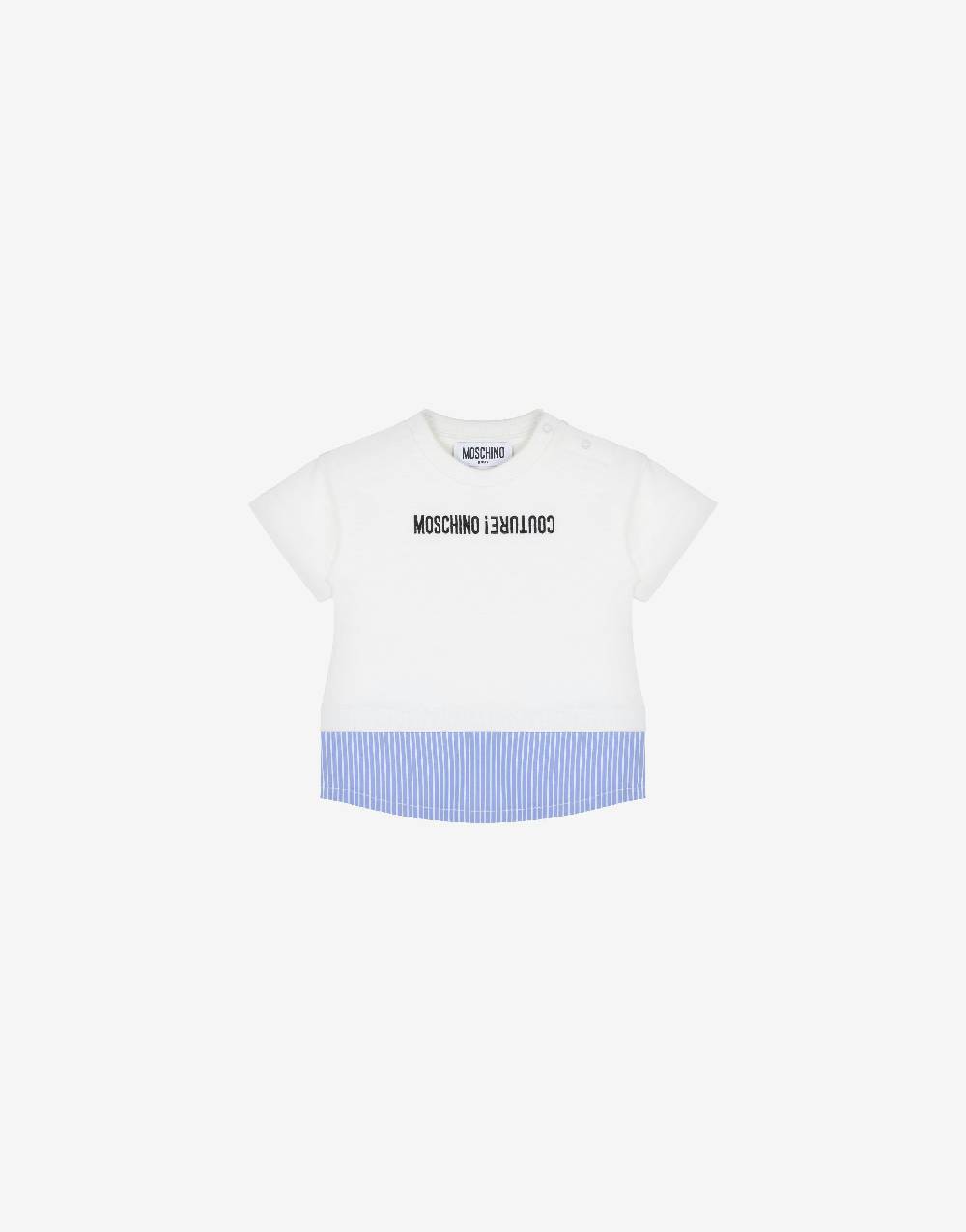 Love Moschino T-shirt in jersey Upside Down Logo