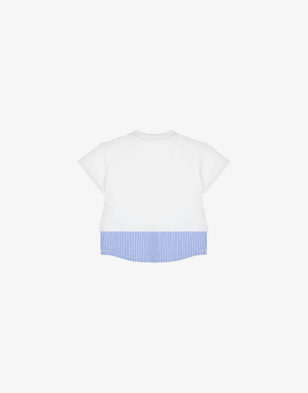 Love Moschino T-shirt in jersey Upside Down Logo Offerta