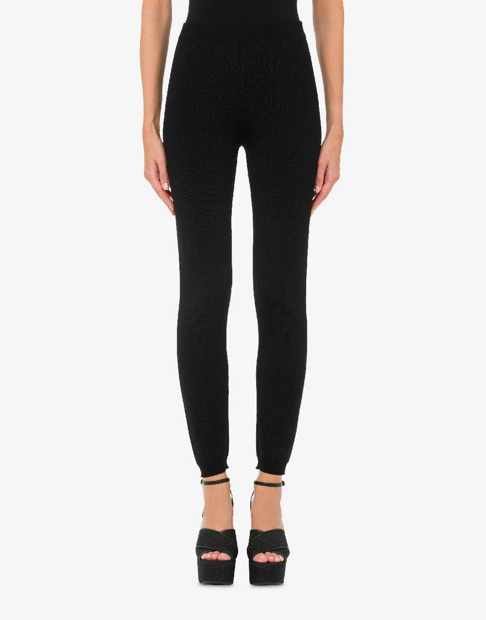 Love Moschino Leggings in lana Allover Logo Hotsell