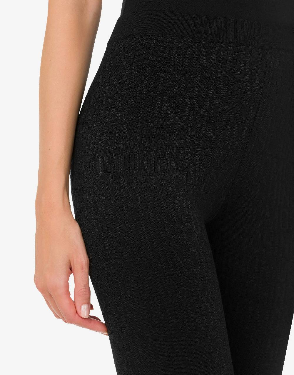 Love Moschino Leggings in lana Allover Logo Hotsell