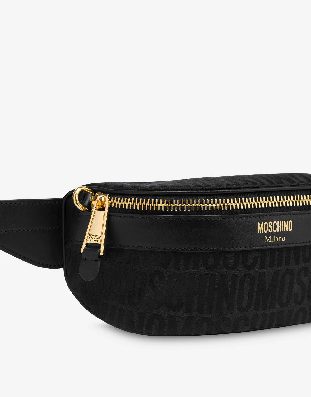 Love Moschino Marsupio in nylon Allover Logo Italia