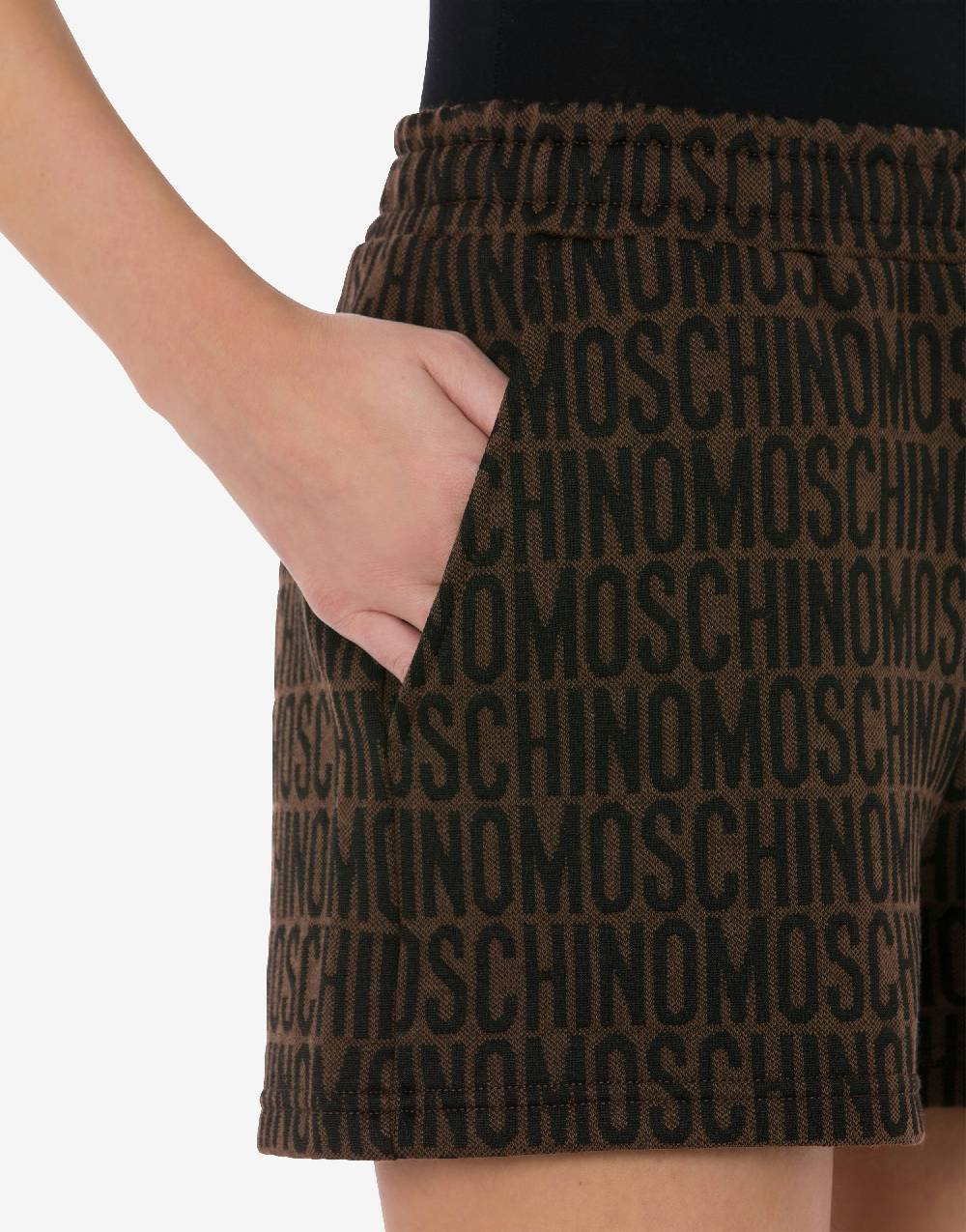 Love Moschino Shorts in felpa Allover Logo Nuovo