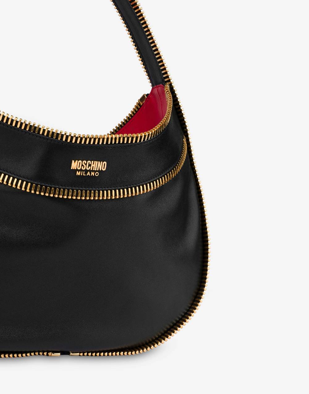 Love Moschino Moschino Rider hobo bag in vitello Convenienza