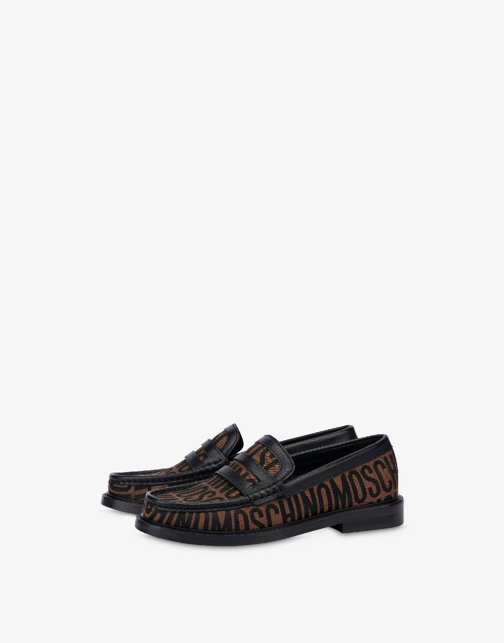 Love Moschino Mocassini in nylon Allover Logo