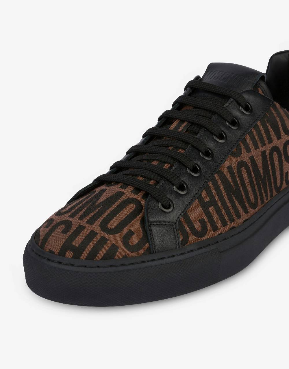 Love Moschino Sneakers in nylon Allover Logo Nuova