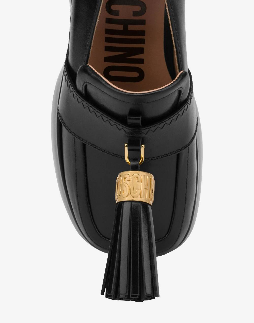 Love Moschino Mocassini in vitello Metal Tassel Vendite stagionali