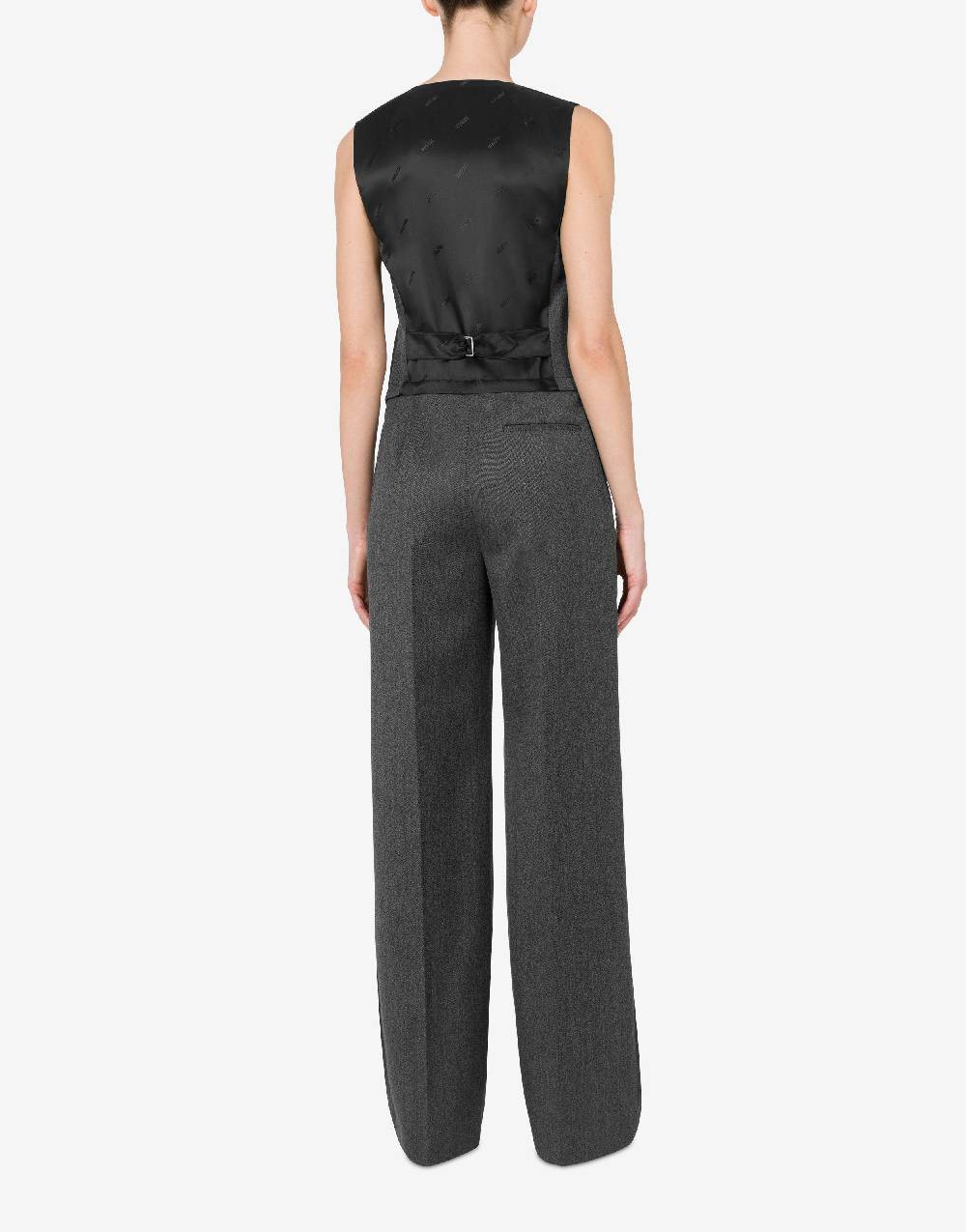 Love Moschino Tuta in grain poudre di lana Italy