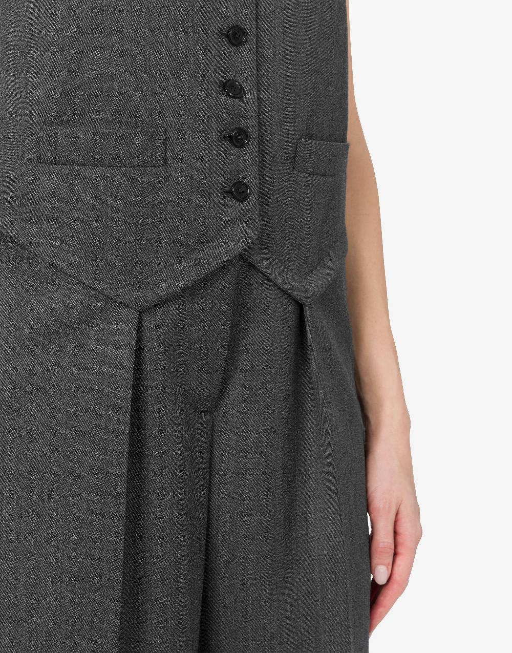 Love Moschino Tuta in grain poudre di lana Italy