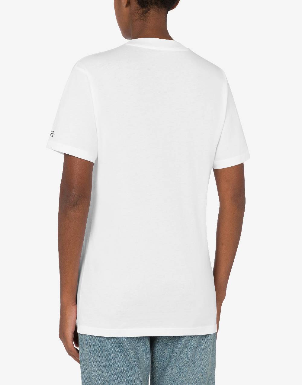 Love Moschino T-shirt in jersey organico Love Vendita