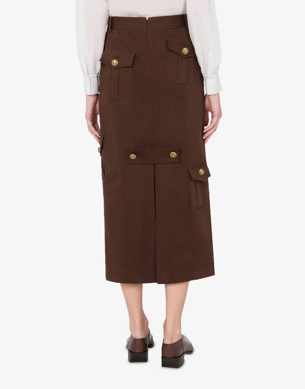 Love Moschino Gonna in gabardina Military Twist Online