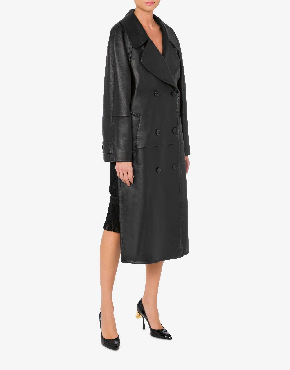 Love Moschino Cappotto asimmetrico in nappa I Più Venduti