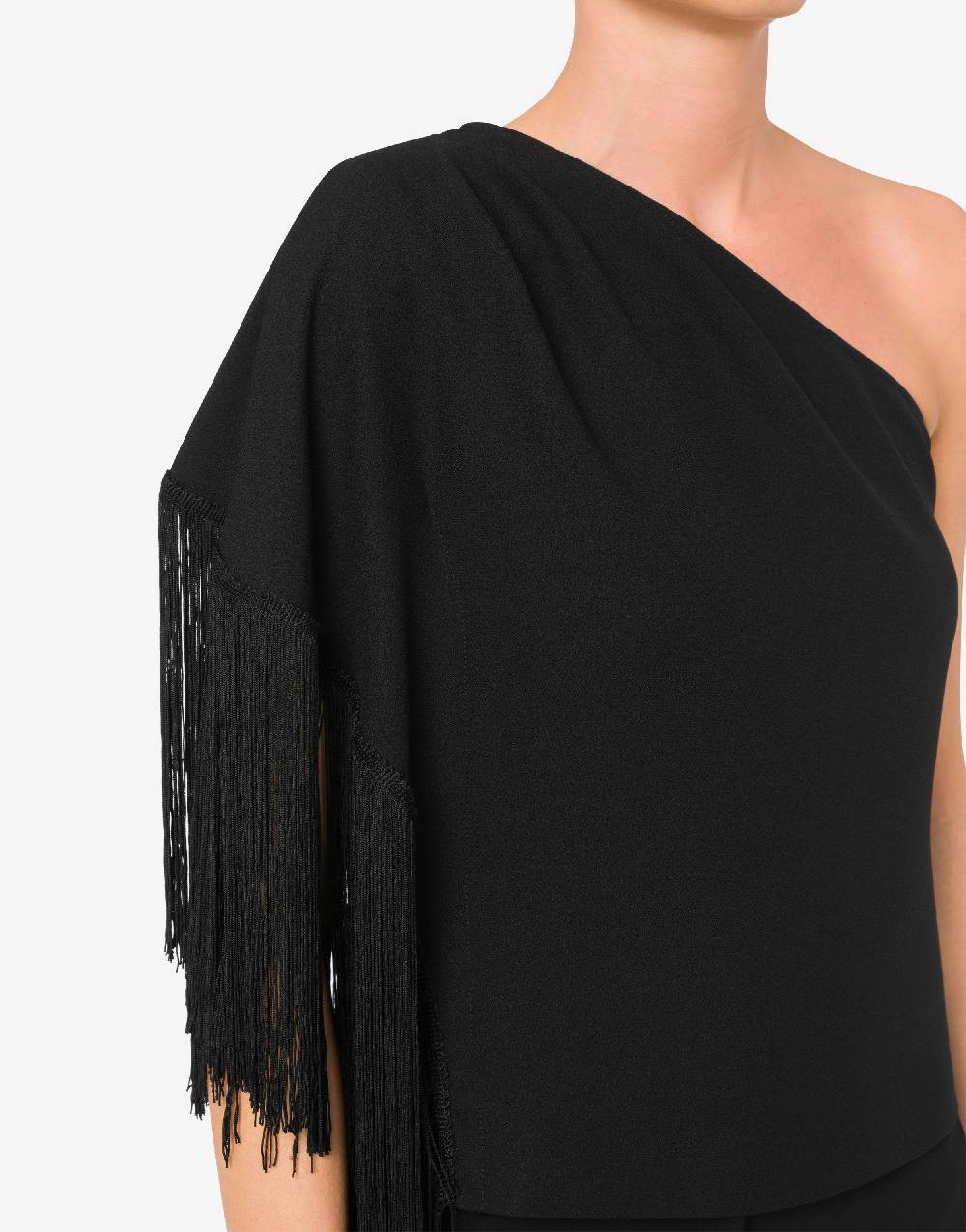 Love Moschino Top monospalla con frange Qualità