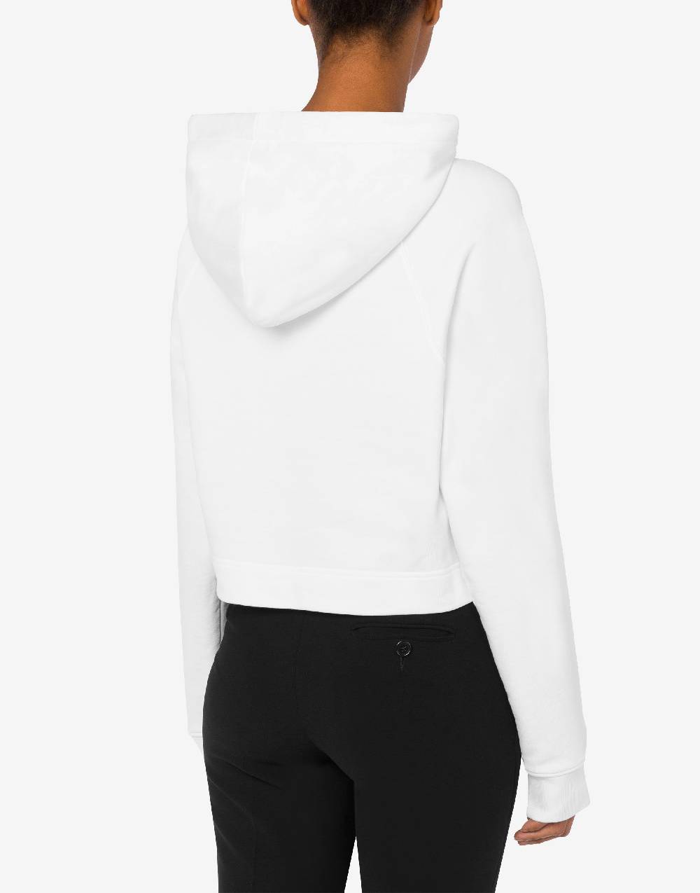 Love Moschino Felpa cropped Heart Safety Pin Convenienza