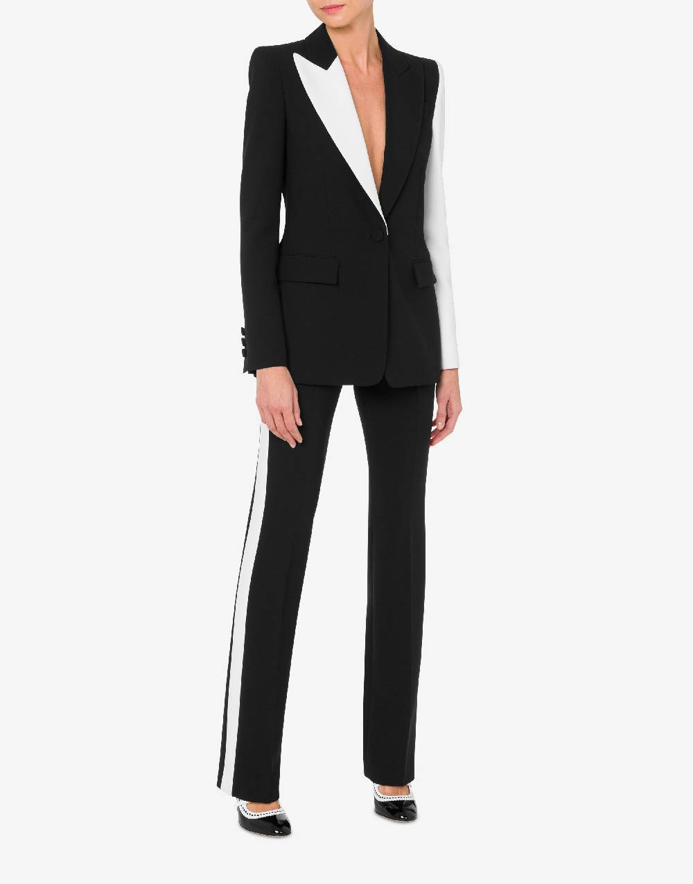 Love Moschino Giacca Black and White Cyber Monday