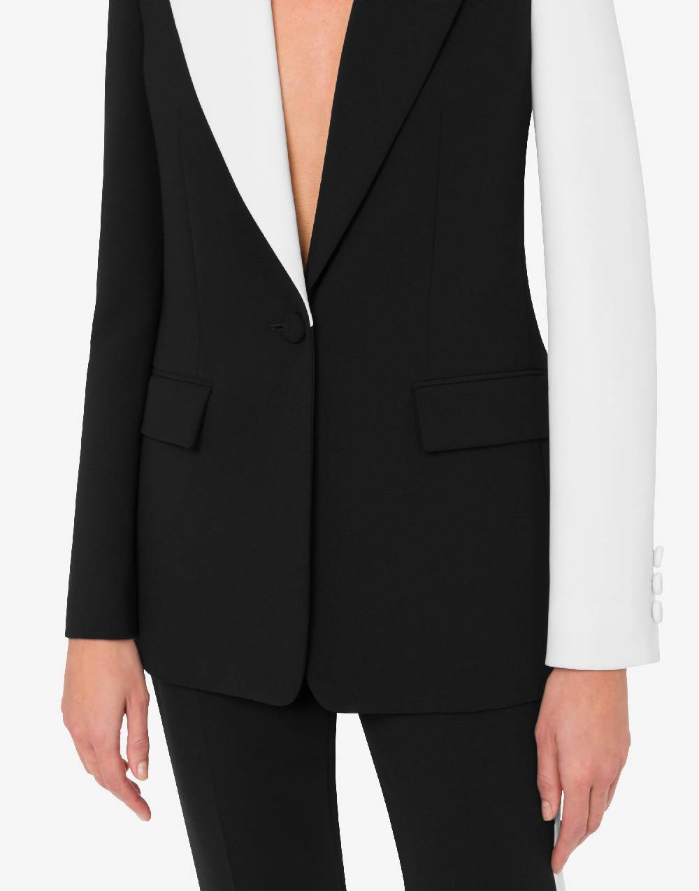 Love Moschino Giacca Black and White Cyber Monday