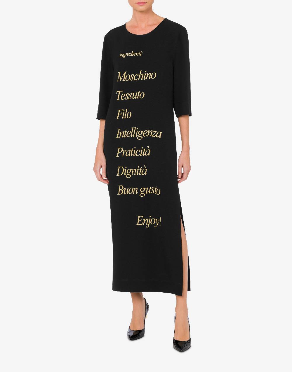 Love Moschino Abito lungo Archive Capsule Qualità Garantita