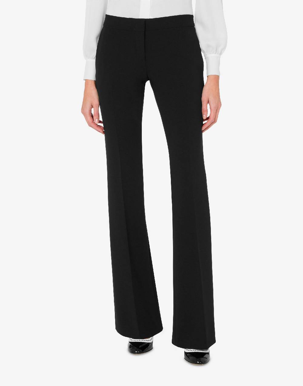 Love Moschino Pantalone flare in crêpe Novità