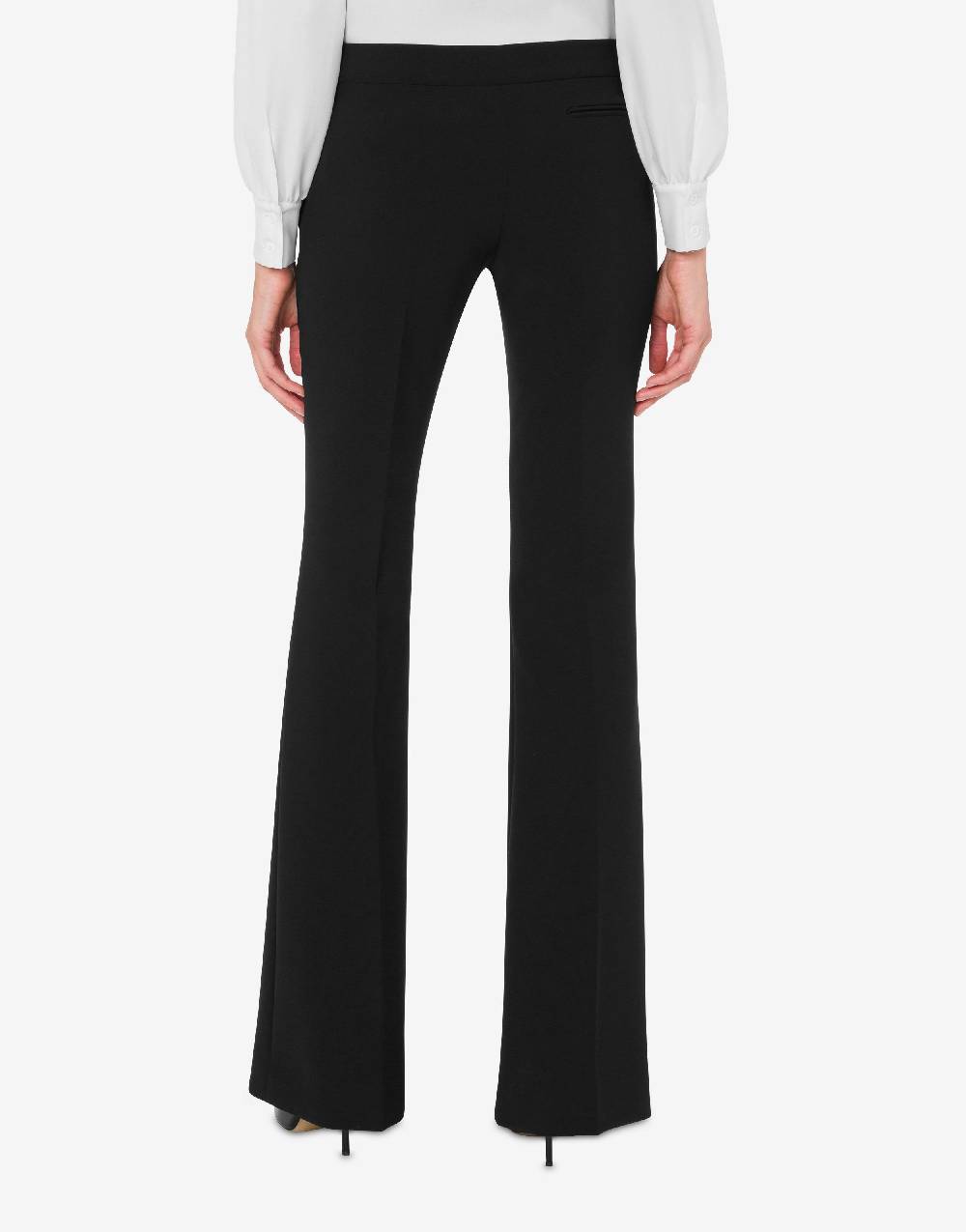Love Moschino Pantalone flare in crêpe Novità