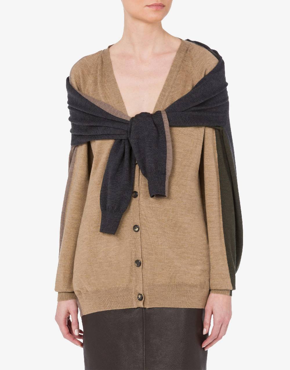 Love Moschino Cardigan in lana Layer Up Moda