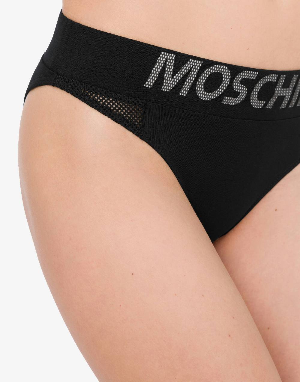 Love Moschino Slip in jersey stretch Mesh Logo 2025