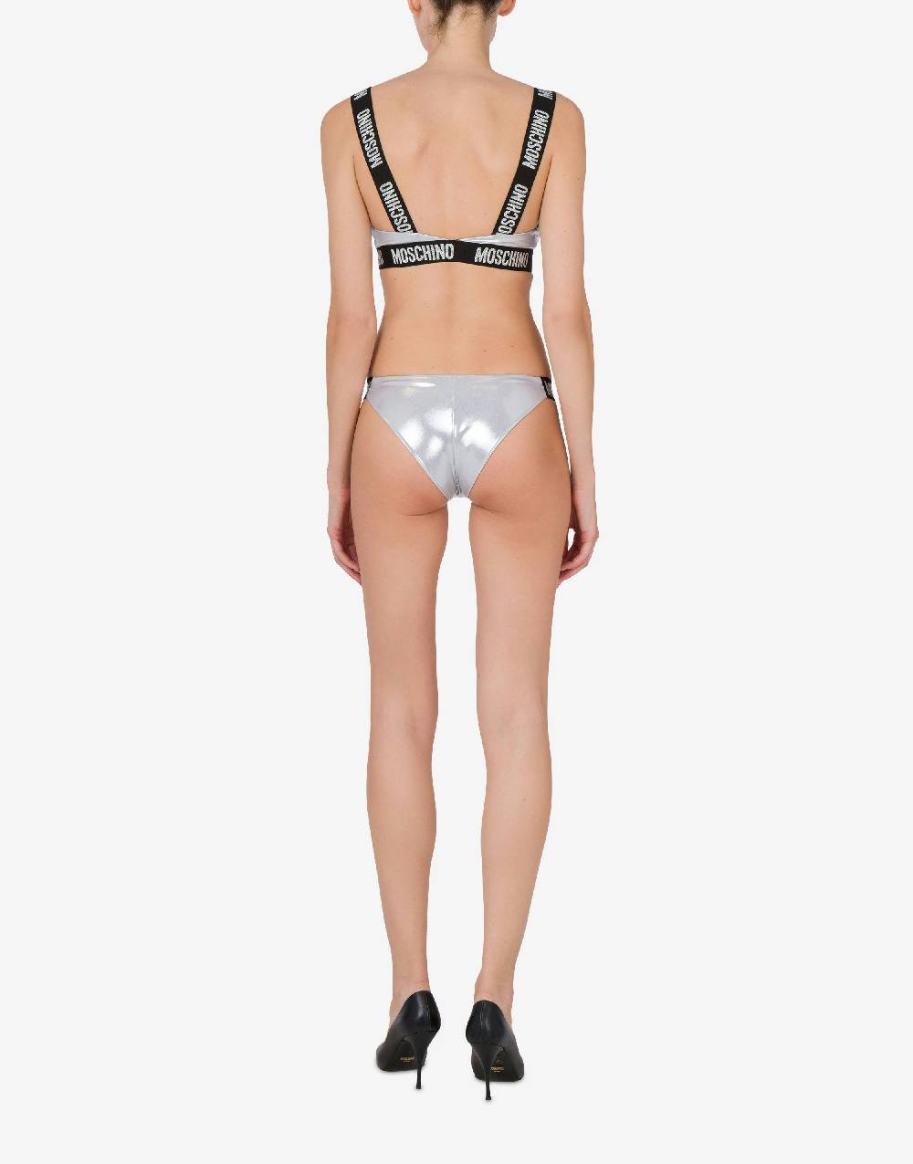 Love Moschino Top bikini Shiny & Silver Negozi Online