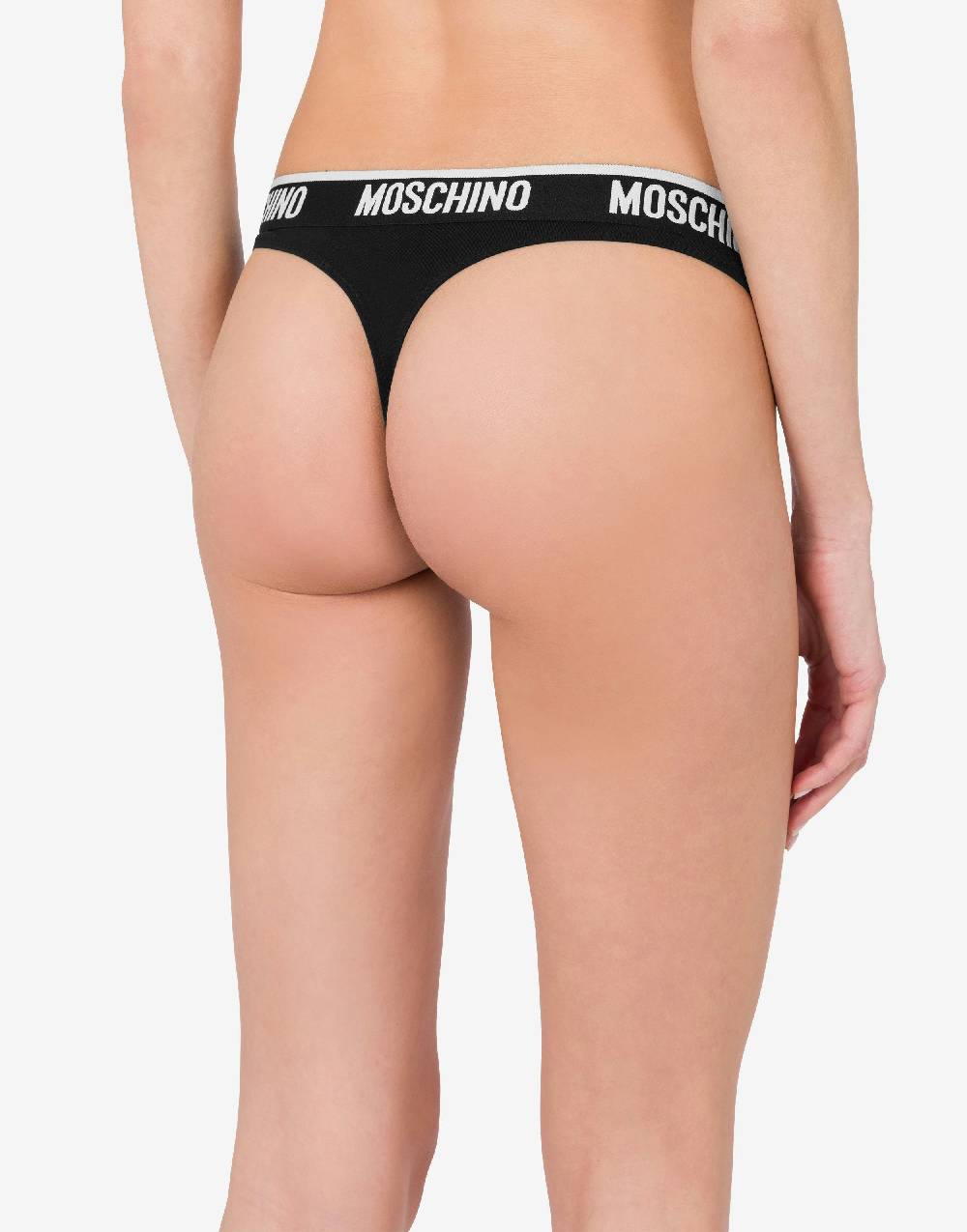 Love Moschino Perizoma in jersey stretch Elastic Logo Band Fino Al -60%