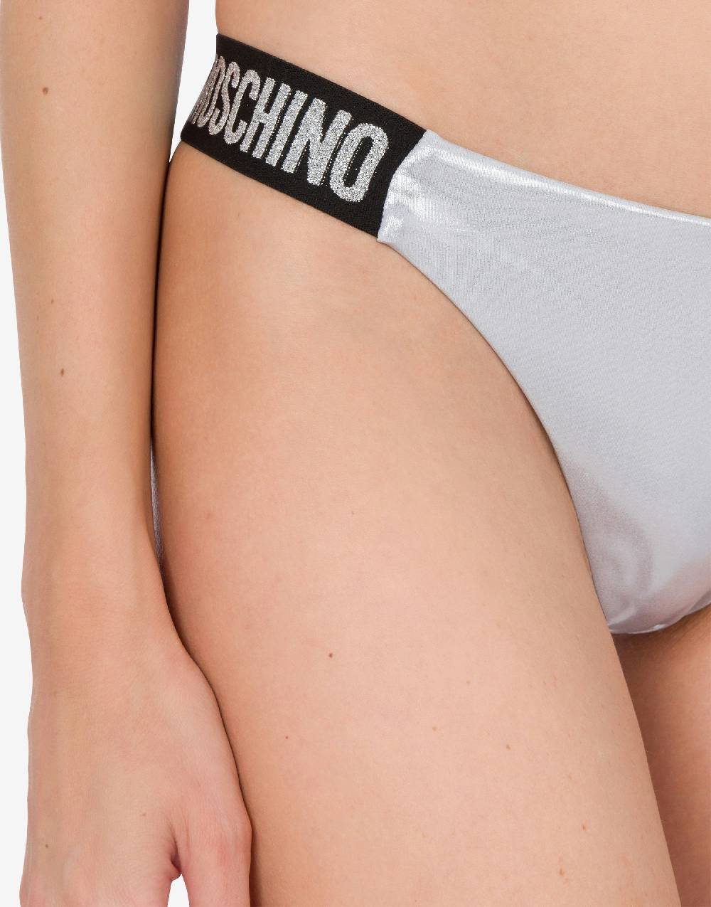 Love Moschino Slip mare Shiny & Silver Offerta