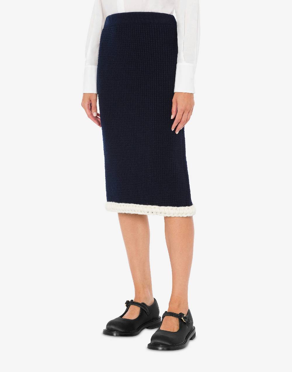 Love Moschino Gonna in lambswool superfine Economico