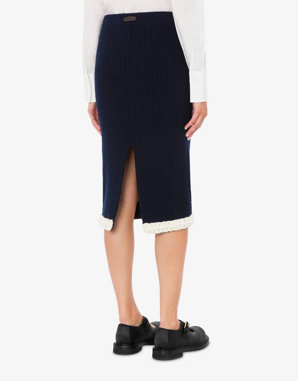 Love Moschino Gonna in lambswool superfine Economico