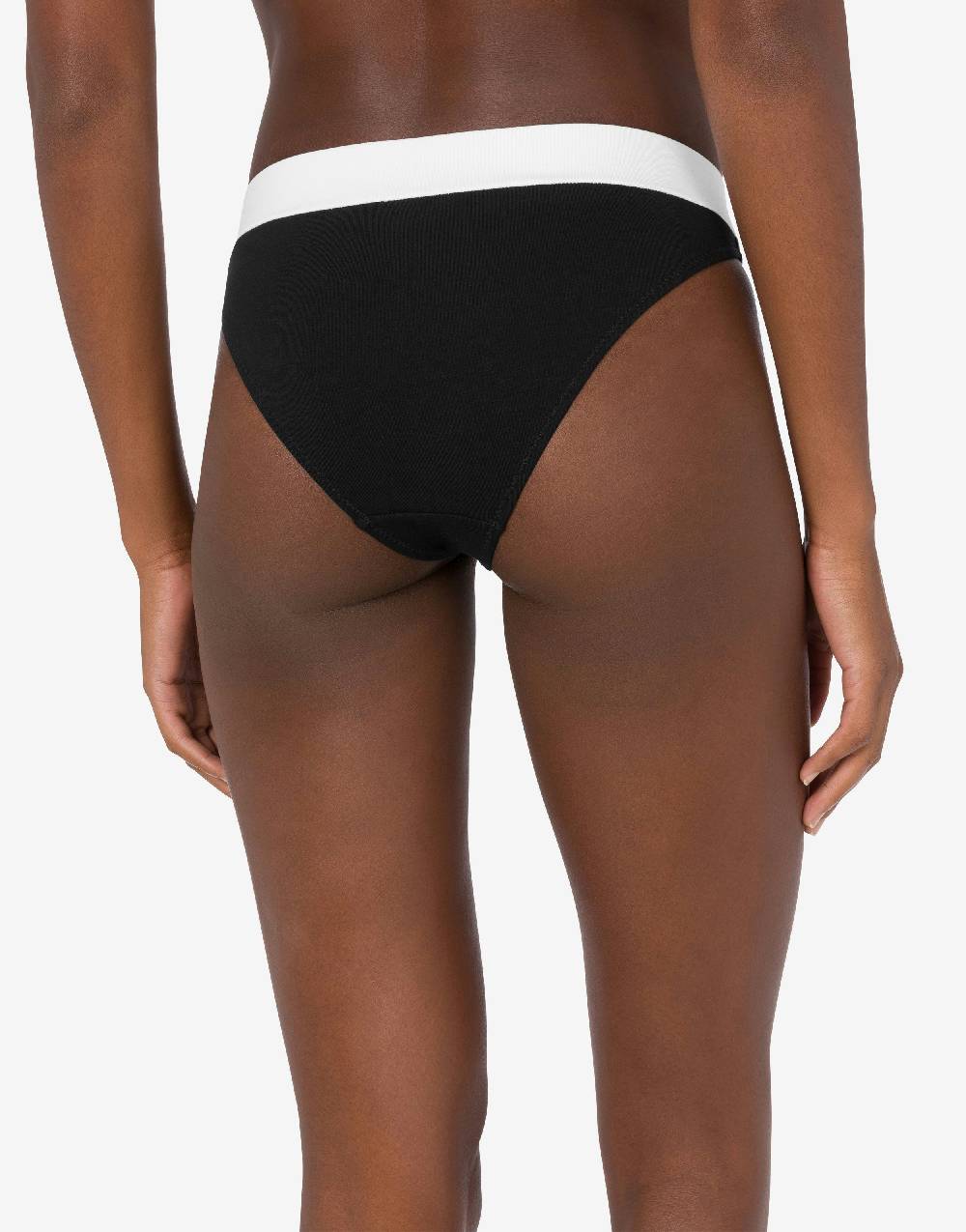 Love Moschino Slip in comfort jersey Logo Label In Vendita
