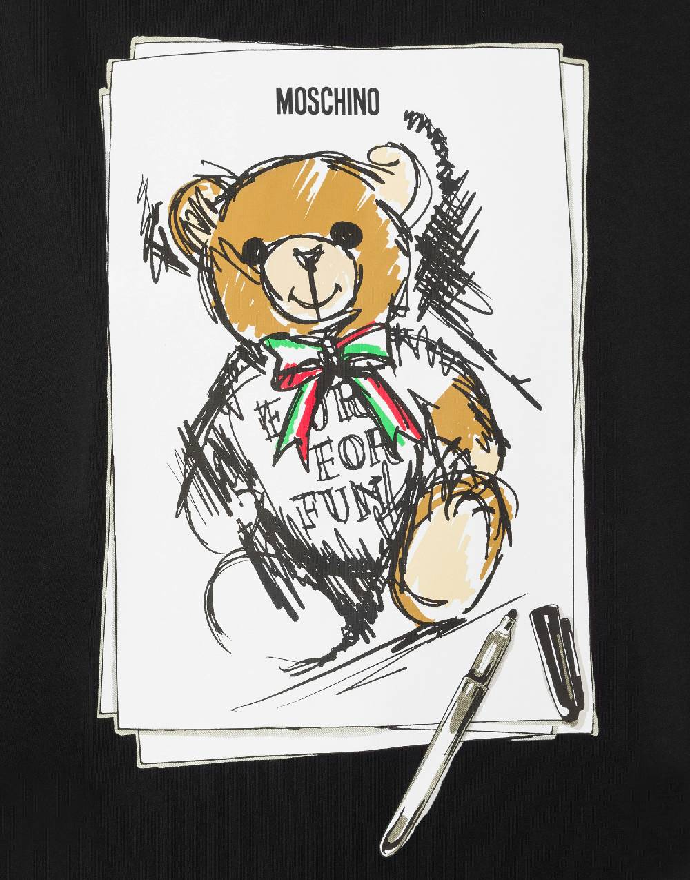 Love Moschino T-shirt oversize Moschino Teddy Bear Offerte