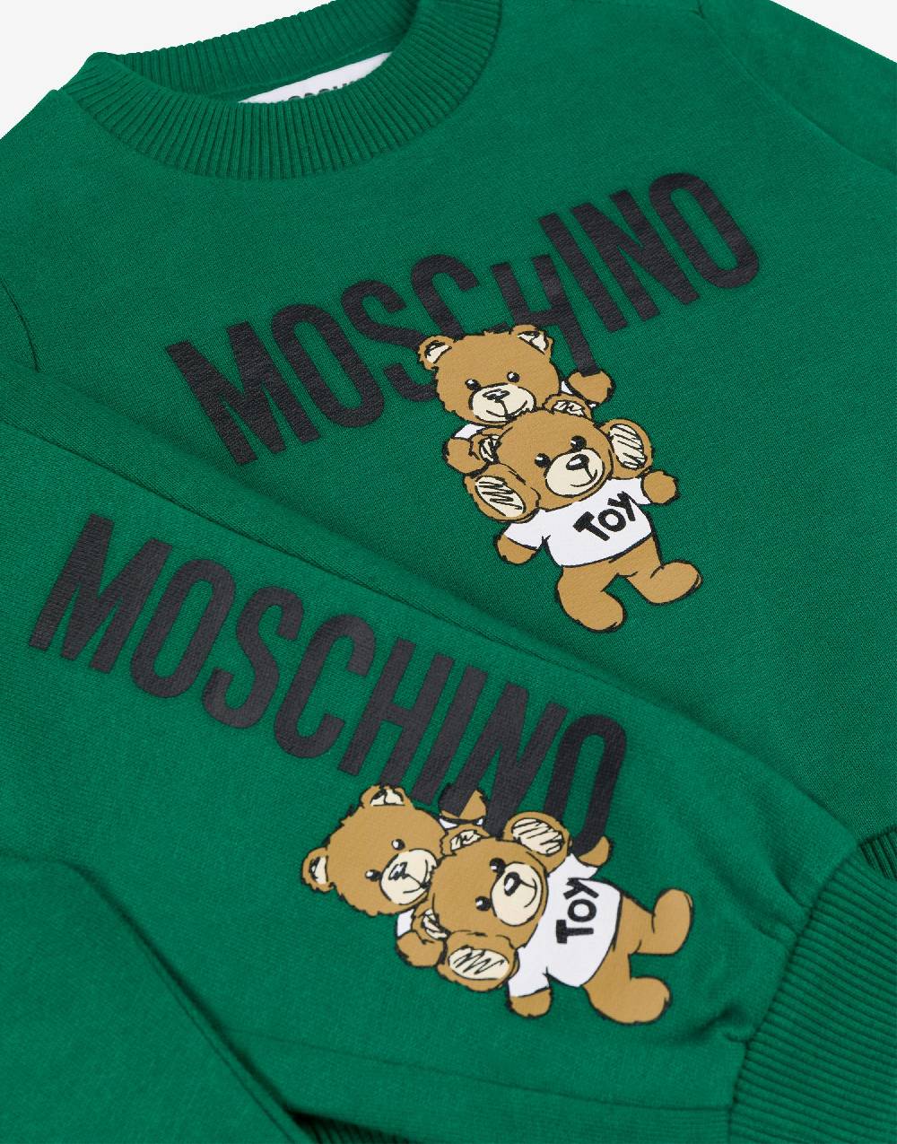 Love Moschino Completo tuta in felpa Teddy Logo Offerta Anniversario