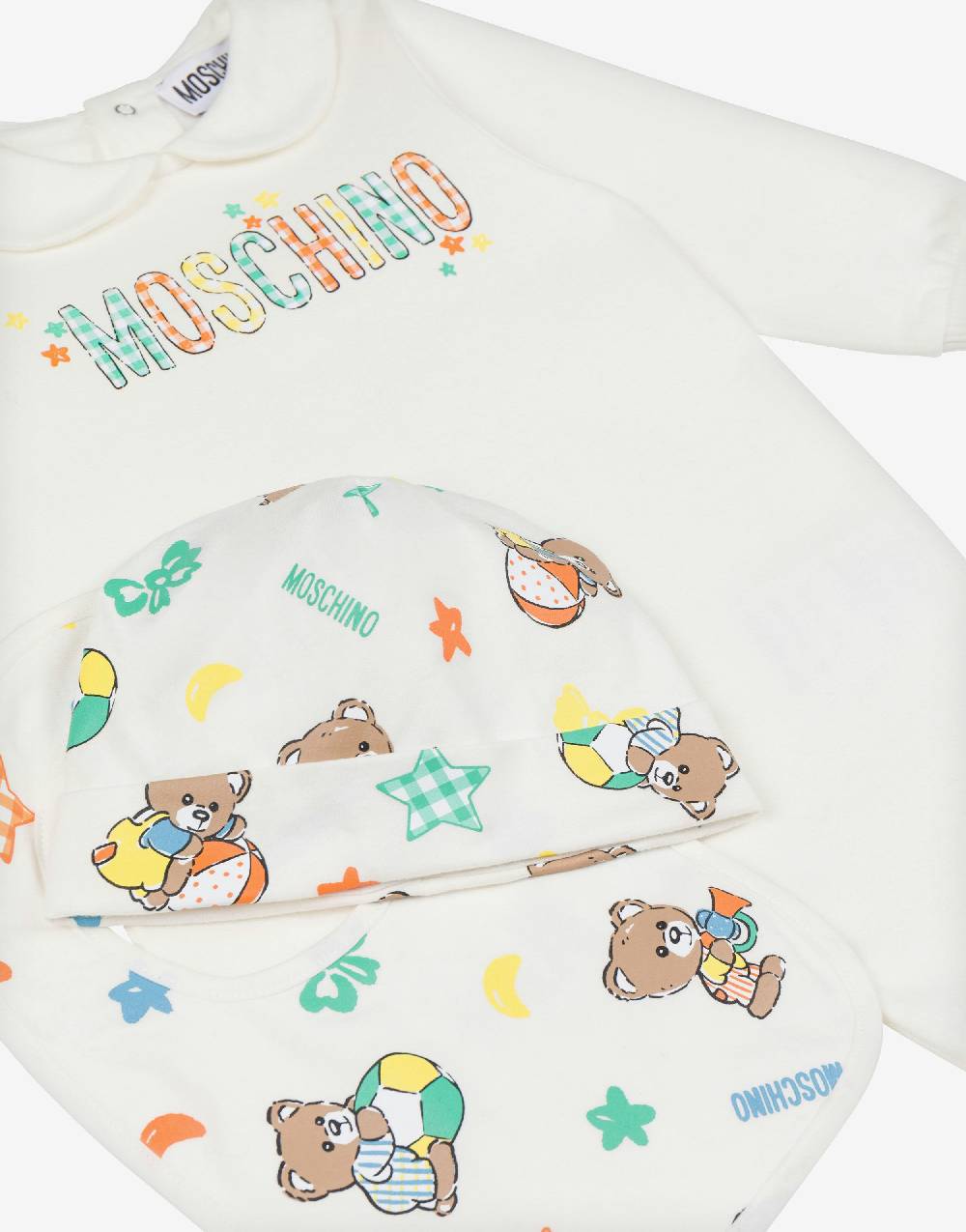 Love Moschino Set tutina, cappello e bavaglino Baby Teddy Bear Offerte