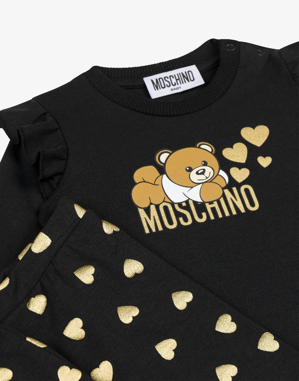 Love Moschino Completo t-shirt e leggings in jersey Lovely Teddy Bear Vendita Economica