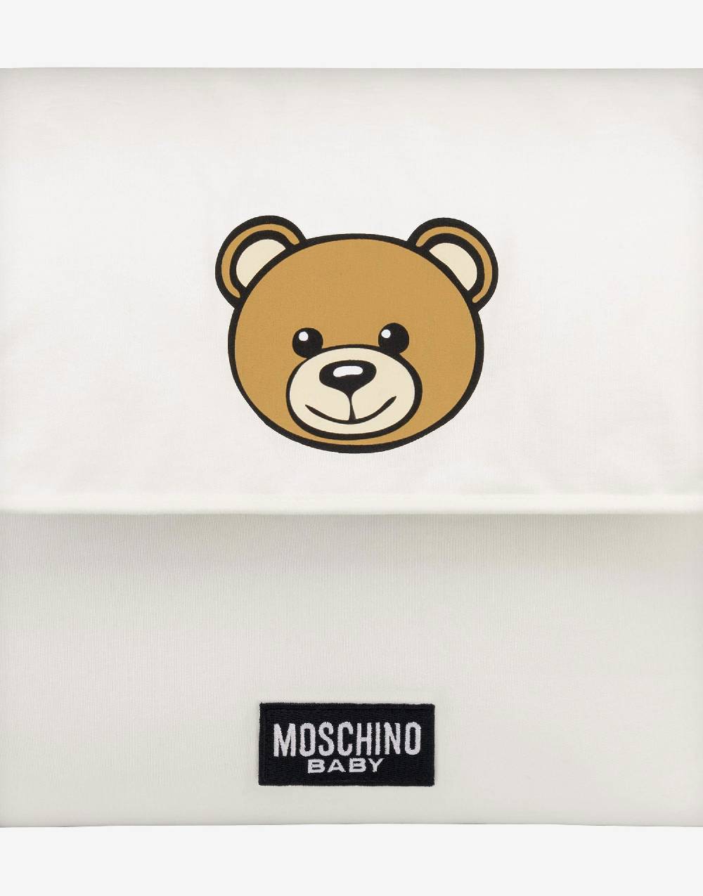 Love Moschino Borsa mamma in felpa con patch Nuova