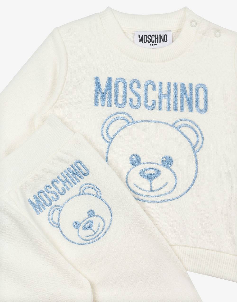 Love Moschino Completo tuta in felpa Teddy Embroidery Italy