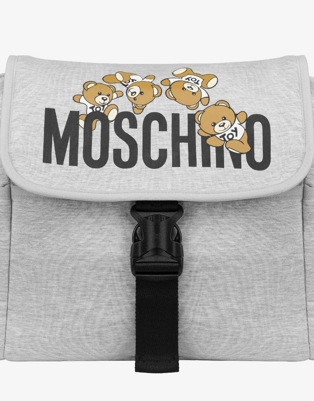 Love Moschino Borsa mamma con fasciatoio Teddy Logo Comprane uno, ottenene uno gratis