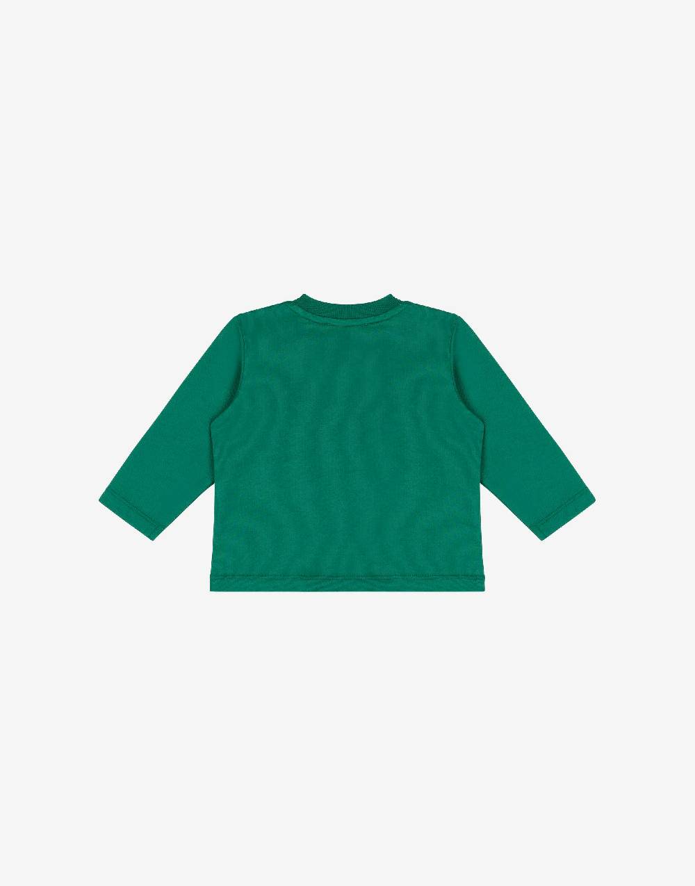 Love Moschino Felpa in cotone Barcode Patch Consegna Veloce