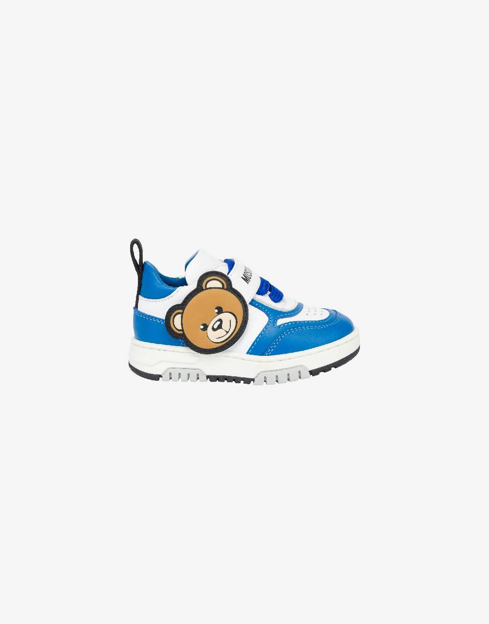 Love Moschino Sneakers in vitello Teddy Patch Shopping Online