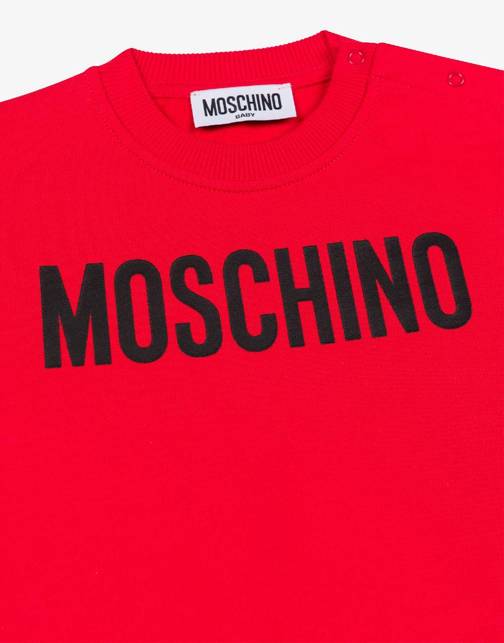 Love Moschino Felpa in cotone Logo Print Affare Del Giorno