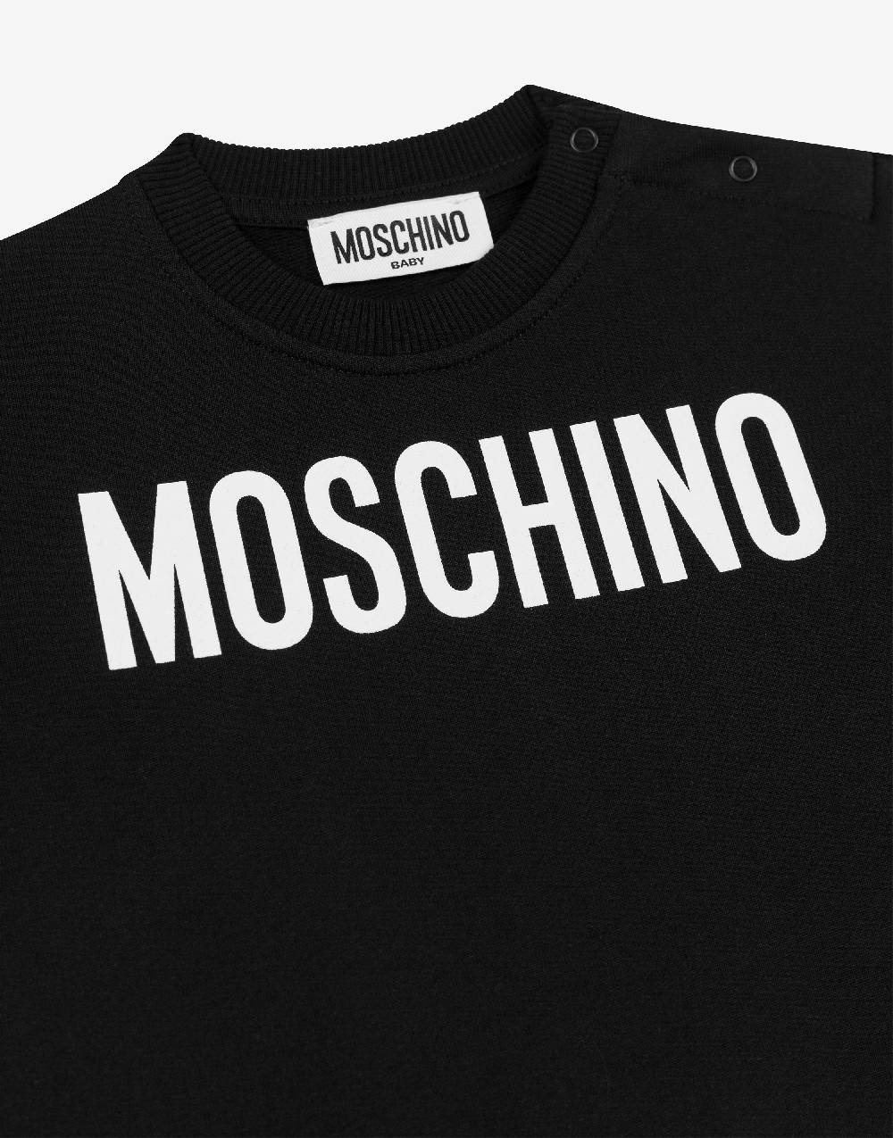 Love Moschino Felpa in cotone Logo Print Hotsell