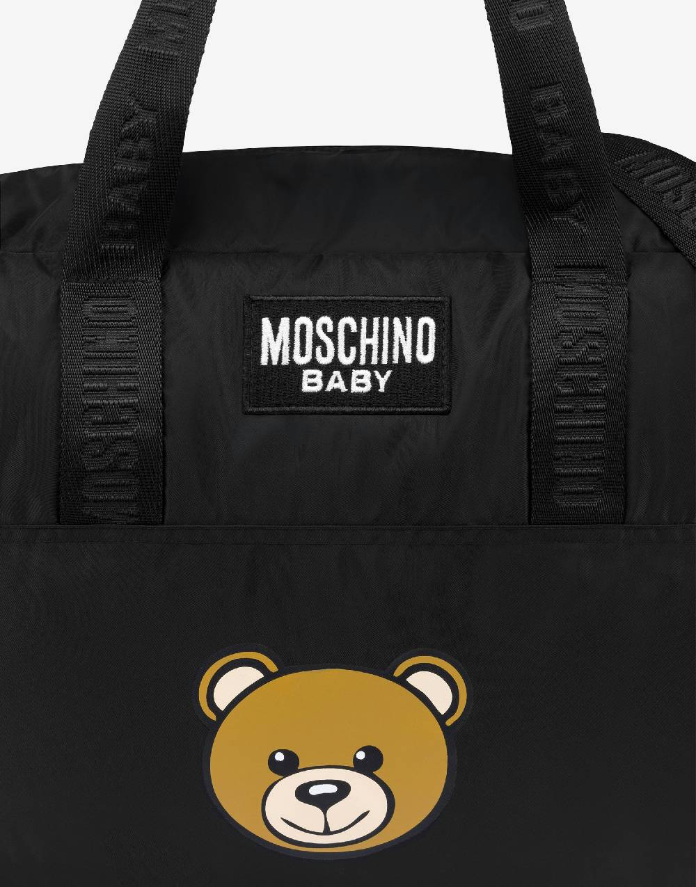 Love Moschino Borsa mamma in nylon Teddy Patch In Saldo