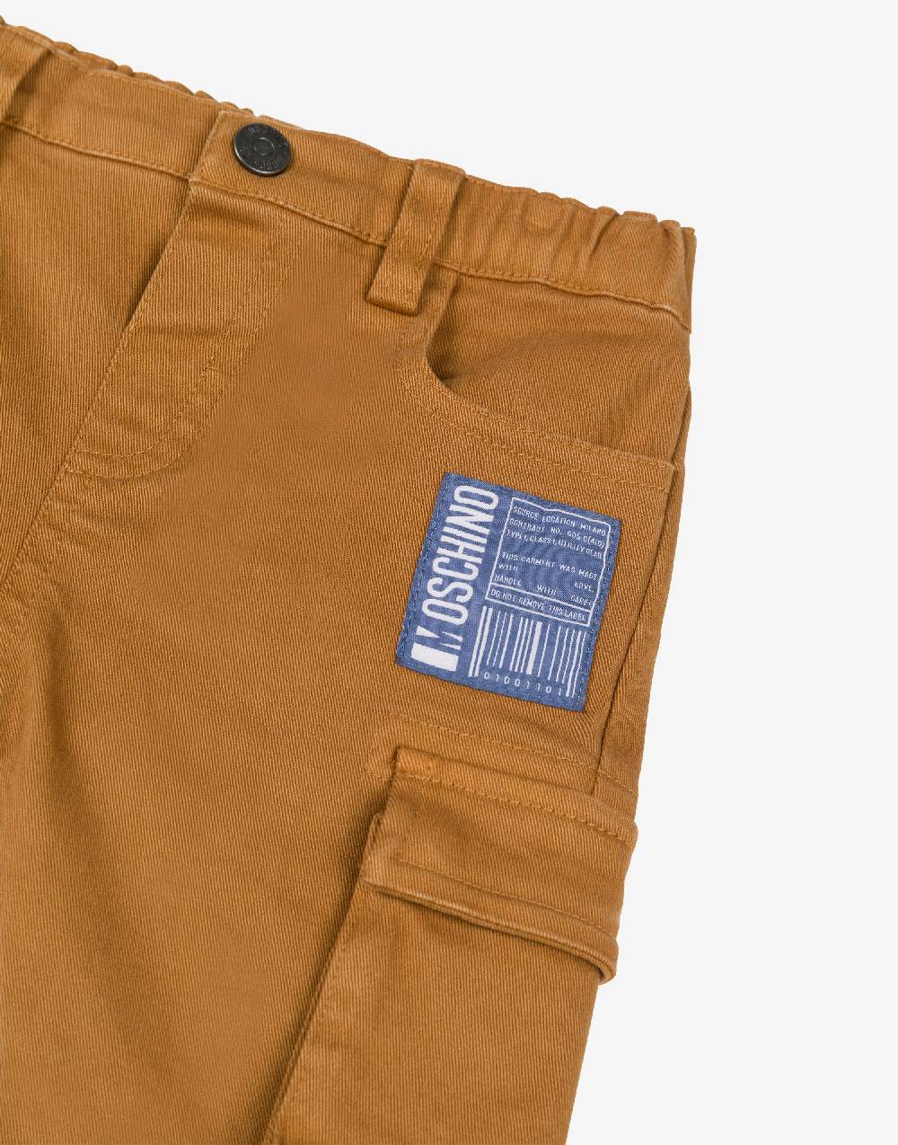 Love Moschino Pantalone in gabardina Barcode Patch Italy